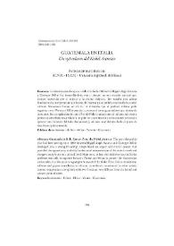 Guatemala en Italia. Un epistolario del Nobel Asturias