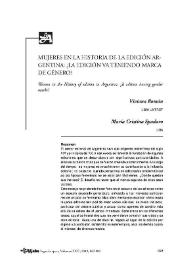 Mujeres en la historia de la edición argentina: ¿La edición va teniendo marca de género?