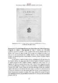 Imprenta de D. Nicolás Delmas-Imprenta de Delmas-Imprenta Delmas-Imprenta y Litografía de Delmas e Hijo-Imprenta de Juan E. Delmas (ca. 1816-1892) [Semblanza]