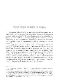 Trece cartas inéditas de Pereda