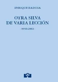 Otra silva de varia lección : 1950-2002