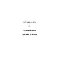 Antología poética de Enrique Badosa