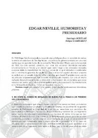 Edgar Neville, humorista y presidiario