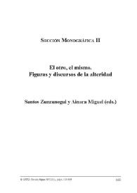 El otro, el mismo. Figuras y discursos de la alteridad