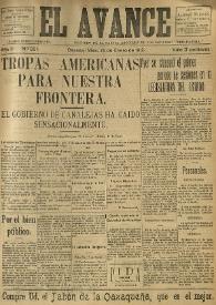 El Avance : diario independiente. Miembro de la prensa asociada de los estados: 