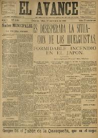 El Avance : diario independiente. Miembro de la prensa asociada de los estados: 