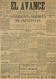 El Avance : diario independiente. Miembro de la prensa asociada de los estados: 