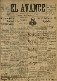 El Avance : diario independiente. Miembro de la prensa asociada de los estados: 