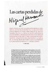 Las cartas perdidas de Miguel Hernández