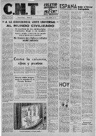 CNT : Boletín Interior del Movimiento Libertario Español en Francia. Segunda época, núm. 34, 24 de noviembre de 1945