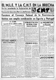 CNT : Boletín Interior del Movimiento Libertario Español en Francia. Segunda época, núm. 91, 28 de diciembre de 1946