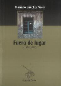 Fuera de lugar : (1971-2000)