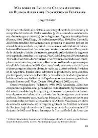 Más sobre el exilio de Carlos Arniches en Buenos Aires y sus proyecciones teatrales