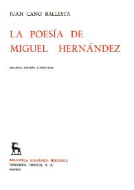 La poesía de Miguel Hernández