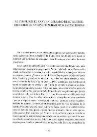 Al cumplirse el XXXV aniversario de su muerte, recuerdo de Antonio Machado por estas tierras