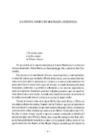 La encina negra de Machado, asesinada 