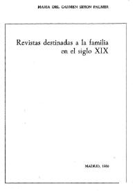 Revistas destinadas a la familia en el siglo XIX