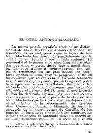 El otro Antonio Machado