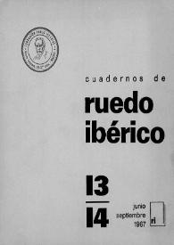 Cuadernos de Ruedo Ibérico. Núm. 13-14, junio-septiembre 1967