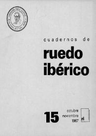 Cuadernos de Ruedo Ibérico. Núm. 15, octubre-noviembre 1967