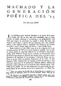 Machado y la generación poética del 27