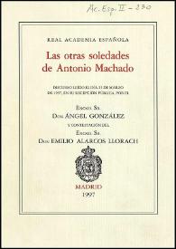 Las otras soledades de Antonio Machado