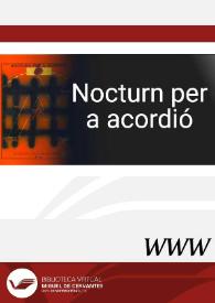 Nocturn per a acordió (1975) [Ficha de espectáculo]