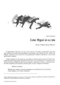 Cuba: Miguel en su isla