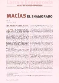 Macías el enamorado