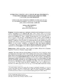 Literatura y política en la España de los años treinta. Un diálogo imposible entre Guillermo de Torre y Antonio Sánchez Barbudo 