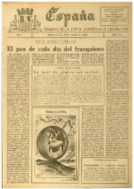 España : Órgano de la Junta Española de Liberación. Año I, núm. 30, 26 de agosto de 1944