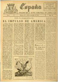 España : Órgano de la Junta Española de Liberación. Año I, núm. 34, 23 de septiembre de 1944