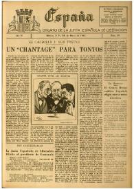 España : Órgano de la Junta Española de Liberación. Año II, núm. 59, 24 de marzo de 1945