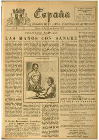 España : Órgano de la Junta Española de Liberación. Año II, núm. 62, 21 de abril de 1945