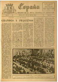 España : Órgano de la Junta Española de Liberación. Año II, núm. 63, 28 de abril de 1945