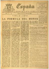 España : Órgano de la Junta Española de Liberación. Año II, núm. 69, 9 de junio de 1945