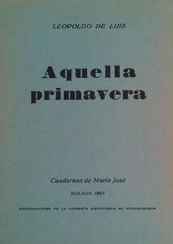 Aquella primavera