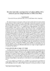 De niñas instruidas a protagonistas en la plaza pública: de la colonia al proceso independentista en el Río de la Plata