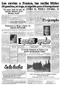 España popular : semanario al servicio del pueblo español. Año II, núm. 70, 19 de septiembre de 1941