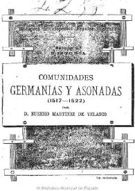 Comunidades, germanías y asonadas (1517-1522) 