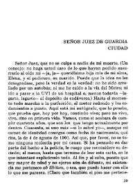 Señor Juez de Guardia, Ciudad