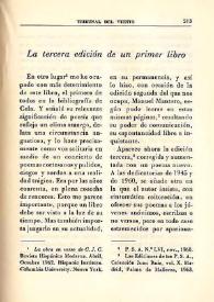 La tercera edición de un primer libro