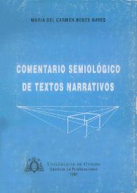 Comentario semiológico de textos narrativos