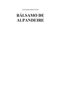 Bálsamo de Alpandeire