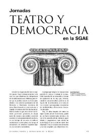 Jornadas Teatro y Democracia en la SGAE 