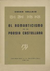 El romanticismo en la poesía castellana