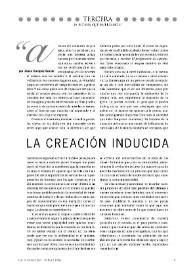 La creación inducida   