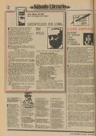 Leopoldo de Luis, en vilo