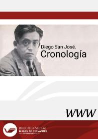 Diego San José. Cronología