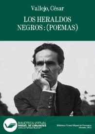 Los heraldos negros : (poemas) 